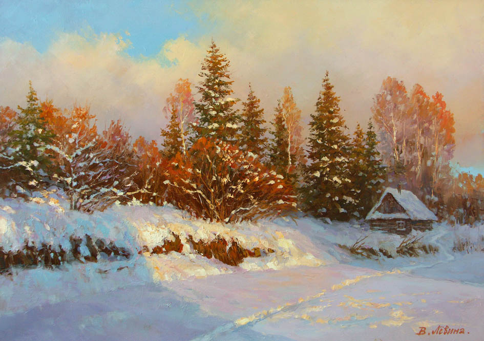 A beautiful winter has come, Viktoria Levina