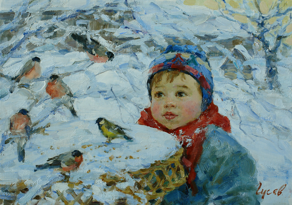 Bullfinches, Vladimir Gusev