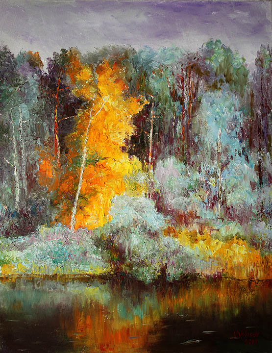Autumn forest, Vladimir Volosov