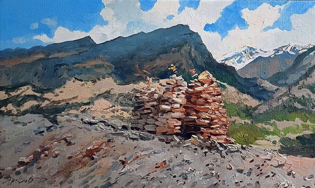 Stupas at the Pass (Nepal Series), Dmitry Yarovov