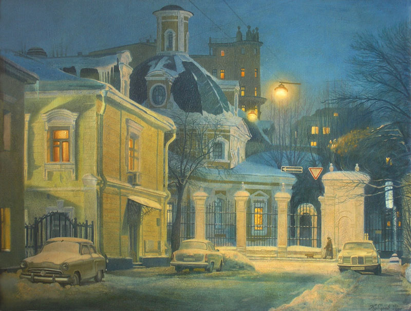 Winter evening. Moscow, Philipp Kubarev