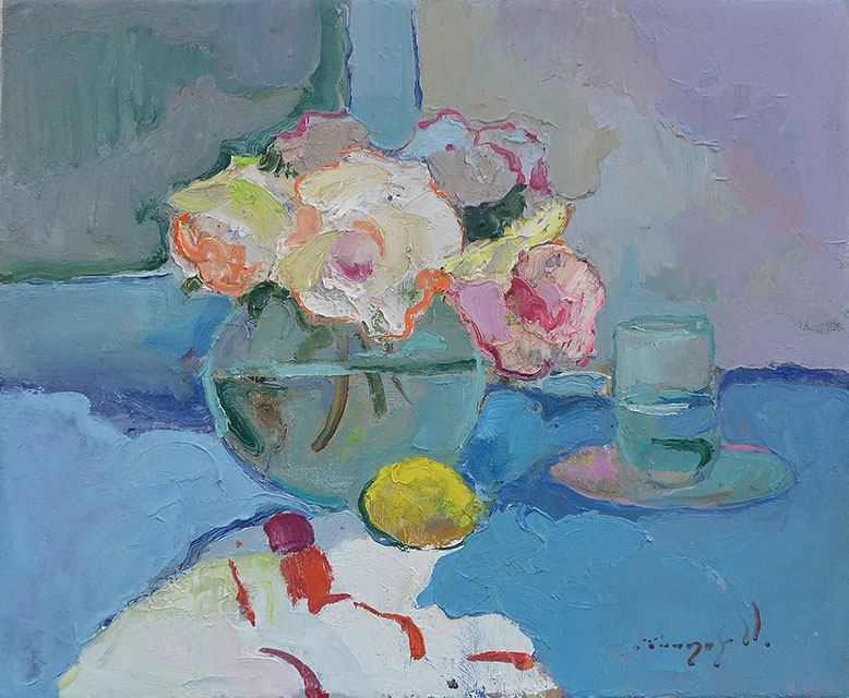 Roses, lemon and glass, Alexander Shandor