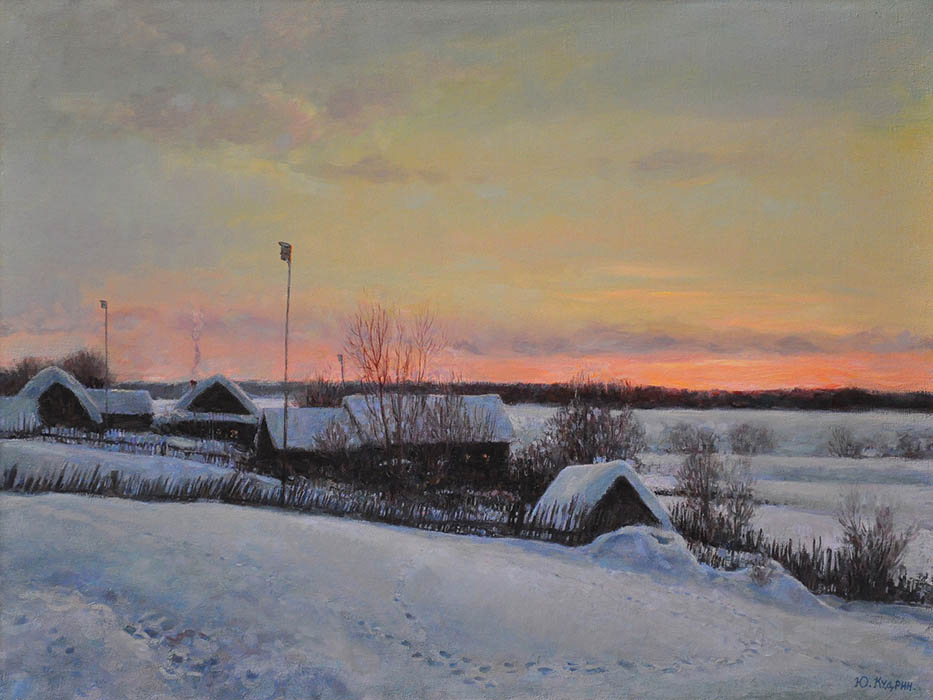 Морозный закат, Юрий Кудрин