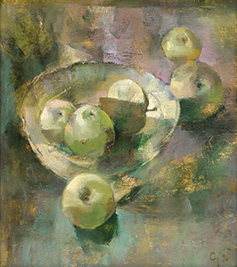 Натюрморт с яблоками
