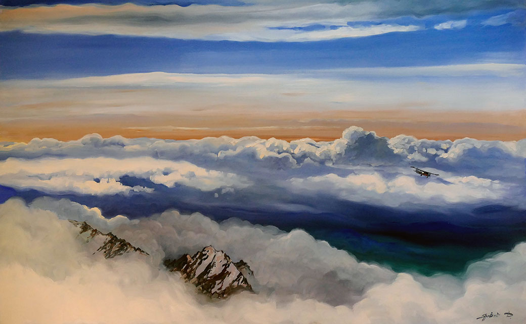 In the clouds over the Alps, Dmitry Yarovov