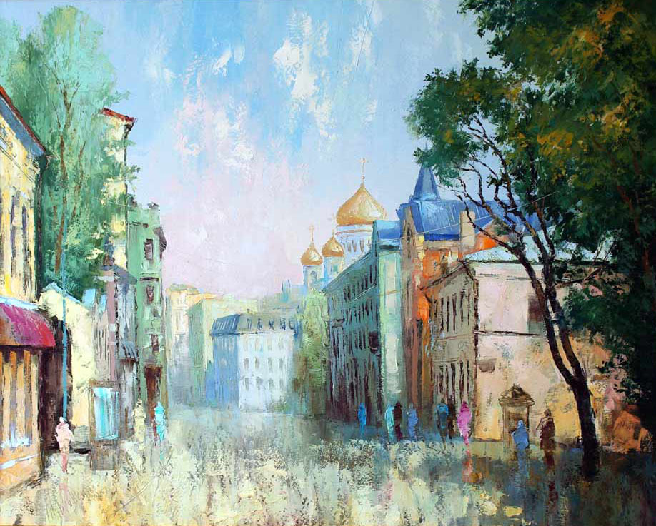 A series the Moscow streets. "Ostozhenka", Mikhail Brovkin