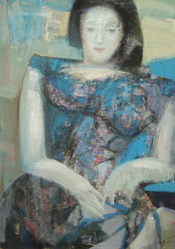 Blue portrait, Andrey Aranyshev