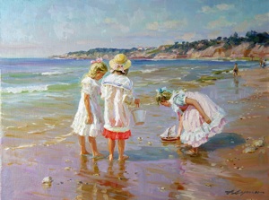 Girls by the sea