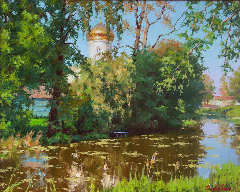 Сентябрьский день на Тверце, Дмитрий Лёвин