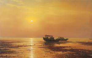 Восход солнца на Южно-Китайском море