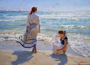 Girls on the beach (to order)