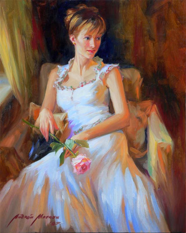 Lady in white, Andrei Markin