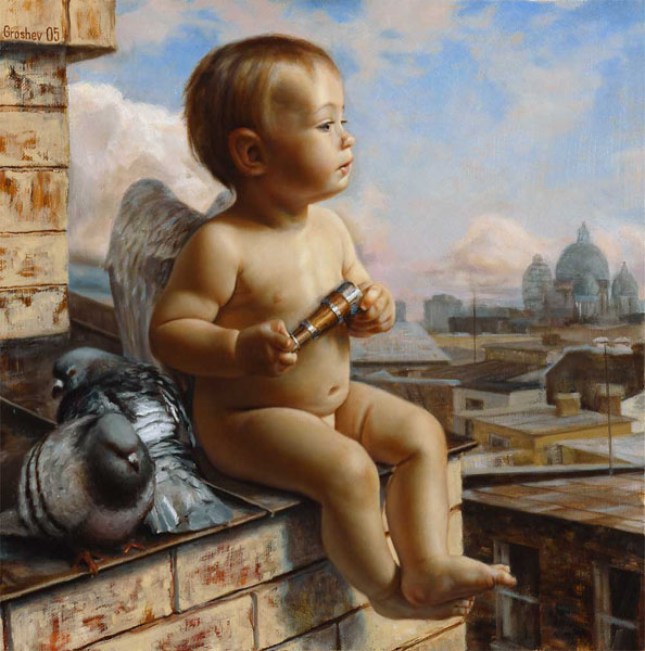 Angels and pigeons #2, Slava Groshev