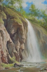 The honey waterfall in spring