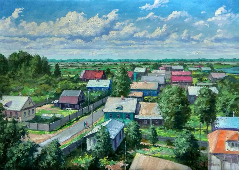 Sunny village, Mikhail Brovkin