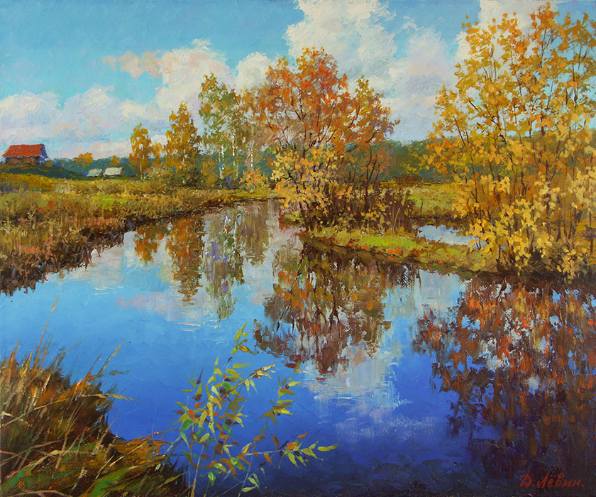 Autumn azure, Dmitry Levin