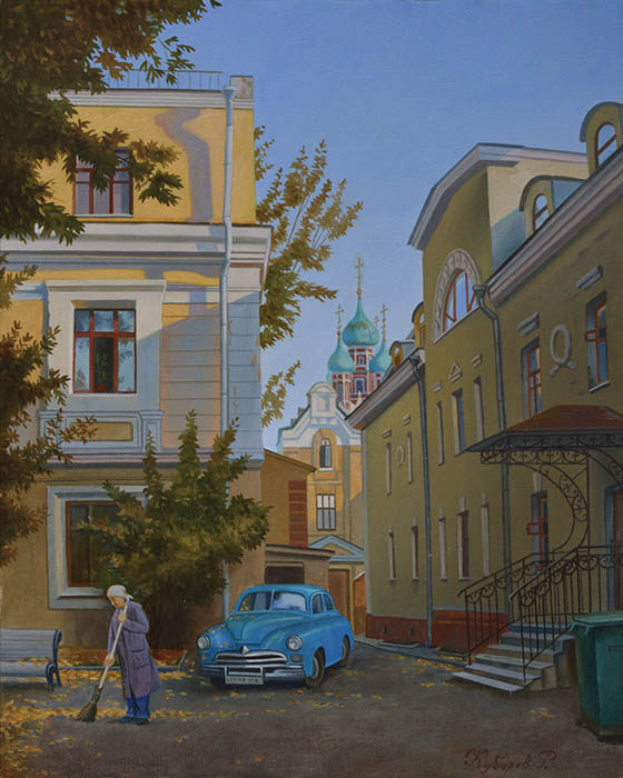Morning at Kadashevsky lane, Philipp Kubarev