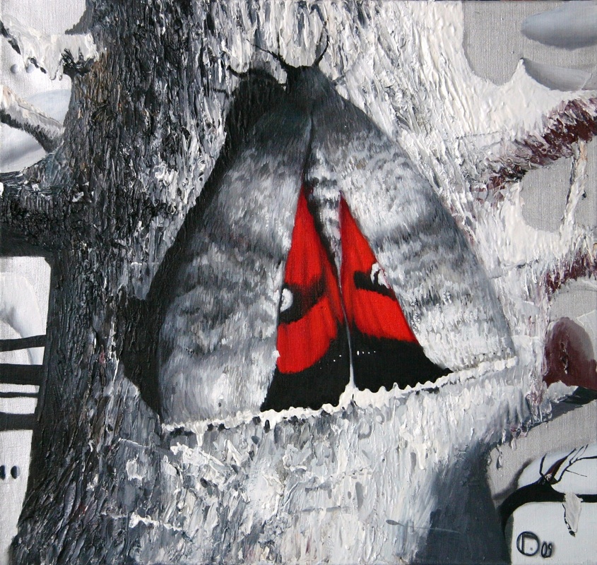 Бабочка на дереве, Ольга Гречина
