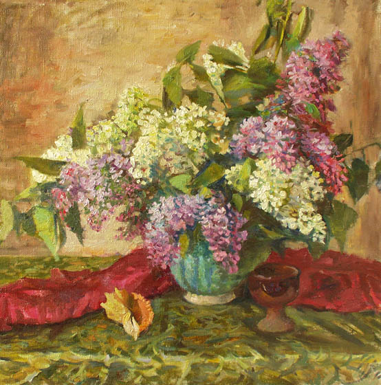 Lilac with a cockleshell, Sergey Samoilenko