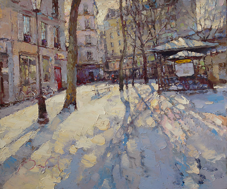 Morning snow. Abbes Paris, Alexi Zaitsev