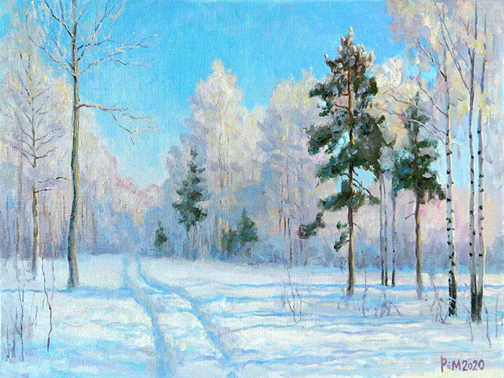 Winter road, Rem Saifulmulukov