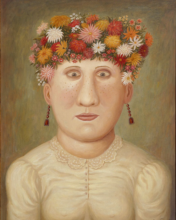The girl-flower-bed, Vladimir Lubarov