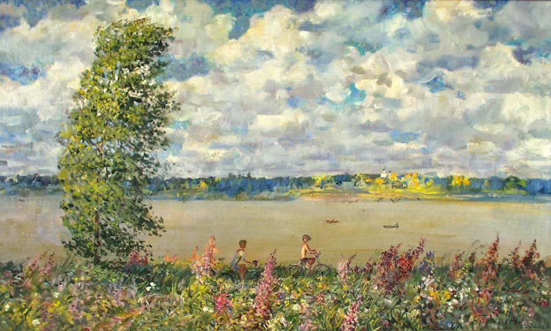 On the river Ob, Valentin Tereshenko