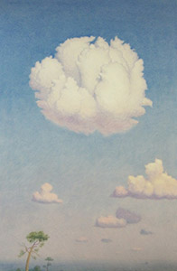 A spherical cloud