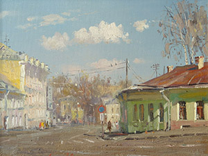 Moscow. Nijnyaya Radishevskaya street on Taganka