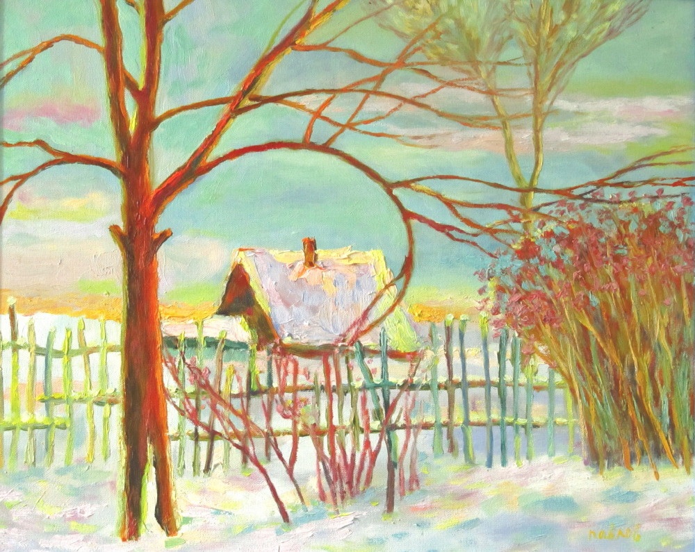 Winter landscape, Dmitri Pavlov