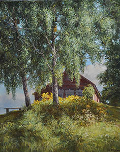 The house under the birches