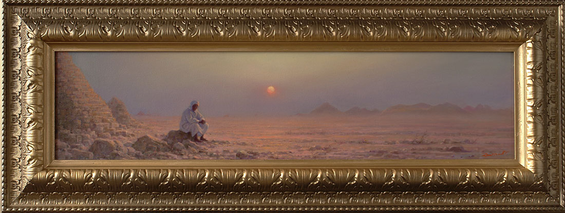 Восход солнца в Нубийской пустыне, Георгий Дмитриев