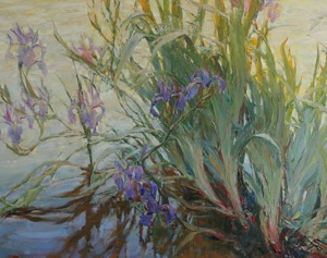 Irises. Melancholy