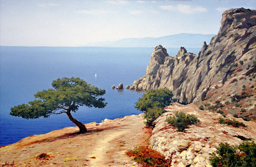 Crimean landscape, Alexey Adamov