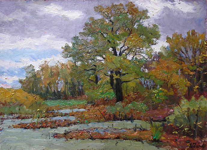 Oak in the swamp, Sergei Chaplygin