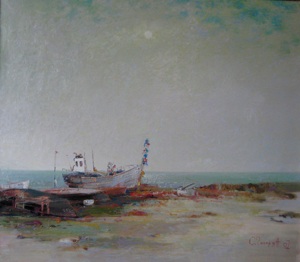 Лодки на берегу