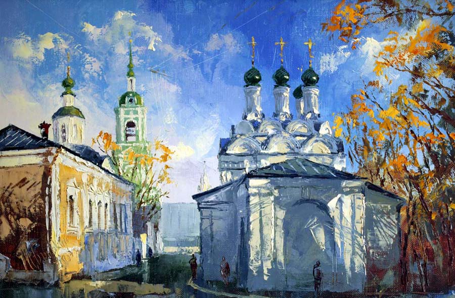 A series the Moscow streets. "Nikoloyamskaya", Mikhail Brovkin