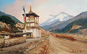 On the Road to Manang (Nepal Series)