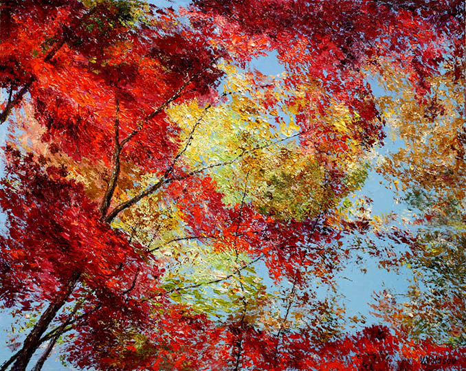 Autumn palette, Vladimir Volosov