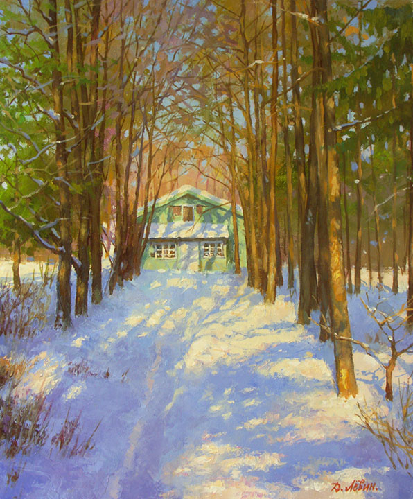 Winter sunny day, Dmitry Levin