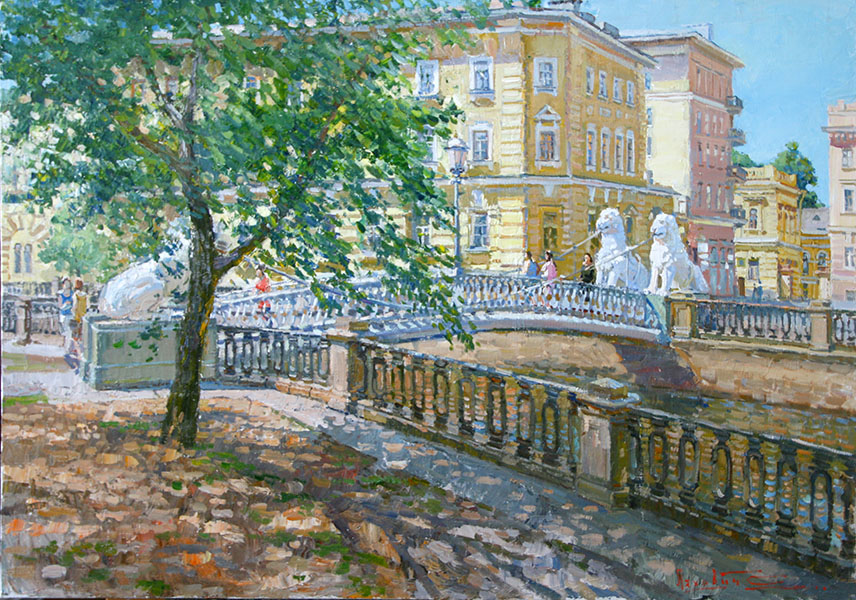 Lion bridge. St. Petersburg, Sergei Lyakhovitch