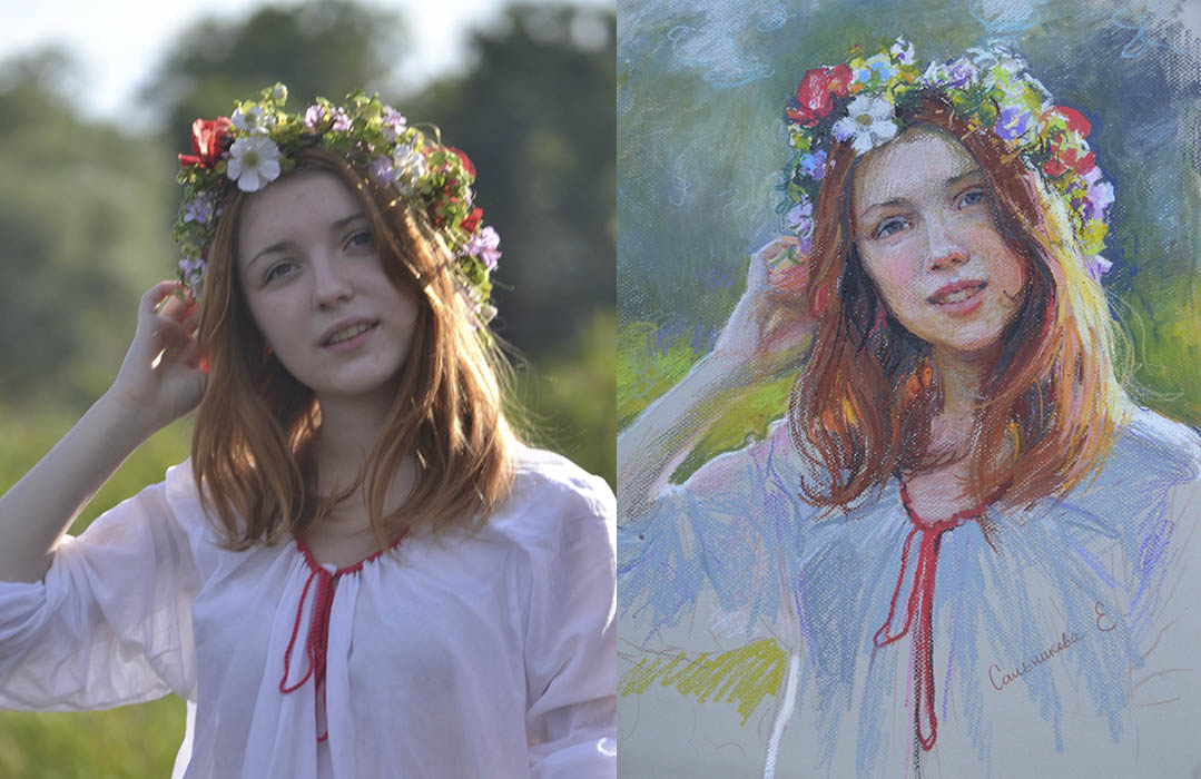 Nastya (portrait to order on the photo), Elena Salnikova