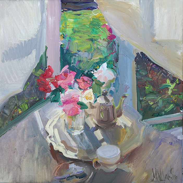 August 30 degrees" (On the terrace), Maria Sherbinina