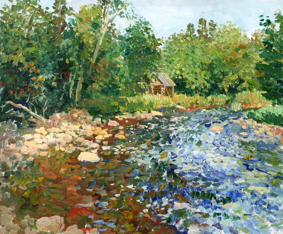 The river Uslanka, Lyudmila Balandina