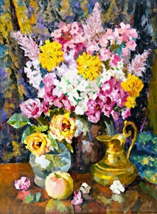 Flowers at the window