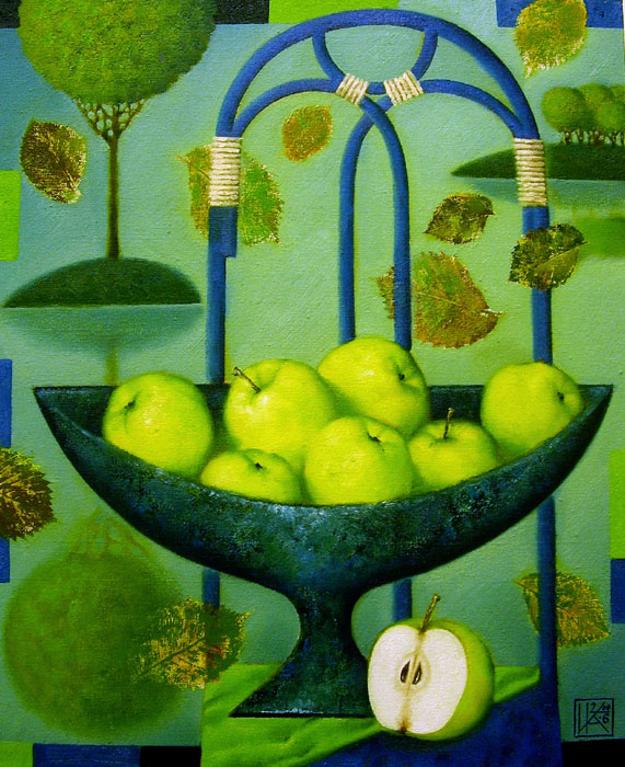Still-life with apples, Irina Kotova
