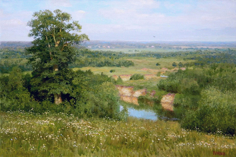 Landscape in the vicinity of the Parahino village, Rem Saifulmulukov