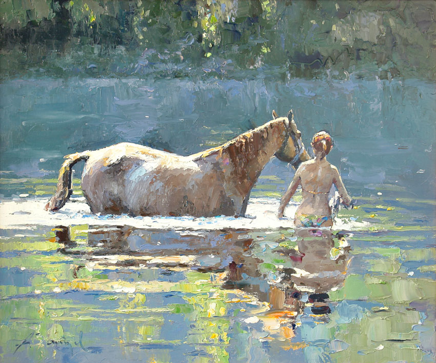 Bathing of Horse, Alexi Zaitsev
