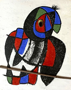 Parrot. Homage to Joan Miró