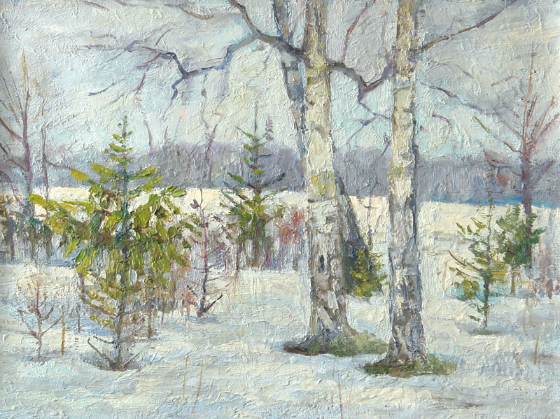 Winter landscape, Sergey Samoilenko